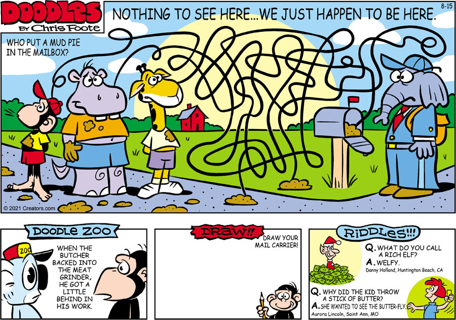 Doodles for Aug 15, 2021