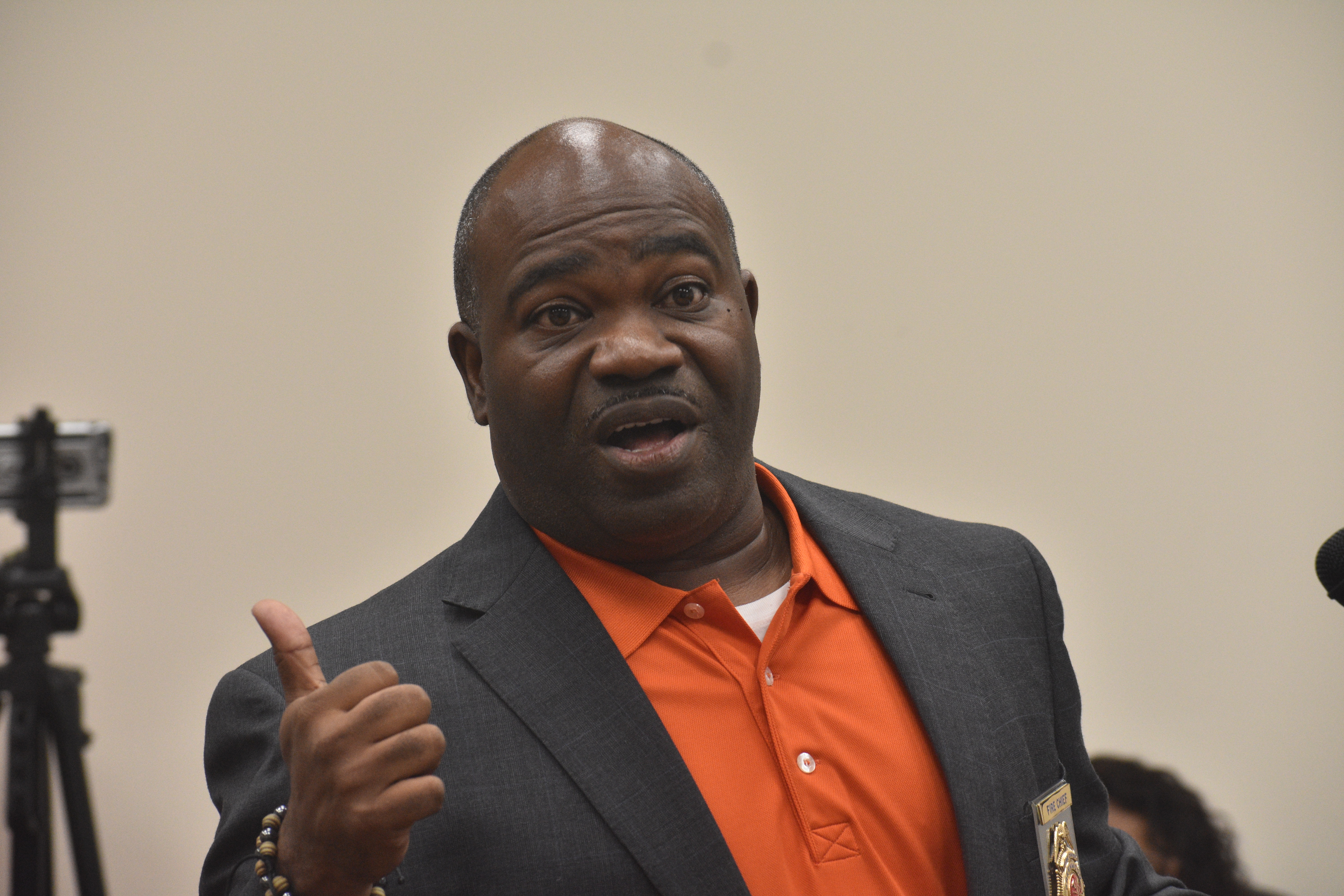 Marcus Banks addressed board of supervisors