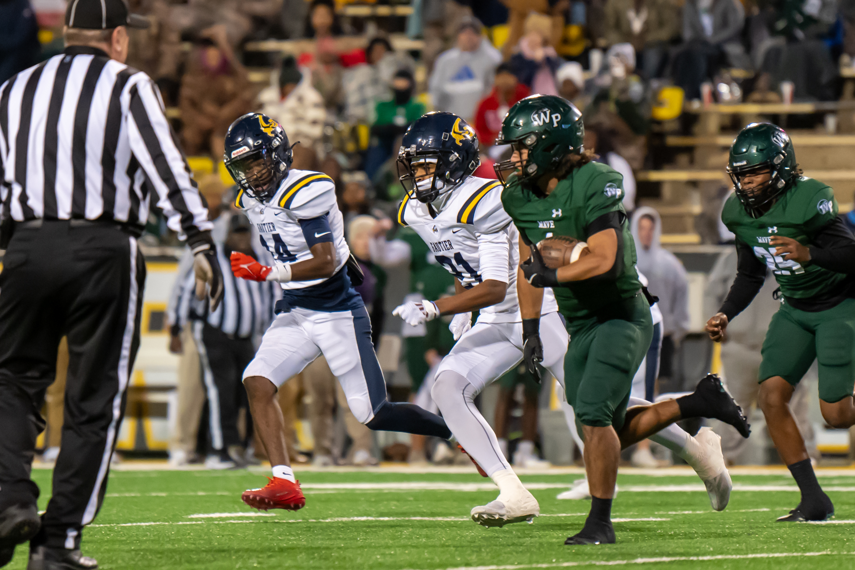 West Point's Shamane Clark erupts for a 69-yard run.