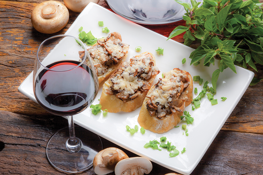 Italian Sausage and Mascarpone Crostini