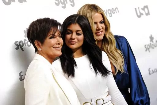 Television personalities Kris Jenner, from left, Kylie Jenner and Khloe Kardashian attend the NBCUniversal Cable Entertainment 2015 Upfront at The Javits Center on Thursday, May 14, 2015, in New York. On Monday, April 18, 2022, Kris and Kylie Jenner, along with Kim and Khloe Kardashian, sat in the front row of a Los Angeles courtroom as prospective jurors aired their feelings about the famous family and the four women, all defendants in a lawsuit brought by Rob Kardashian's former fiancée Blac 
