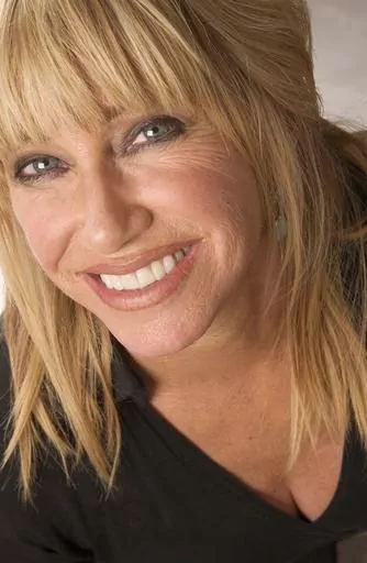 Actor Suzanne Somers is photographed at the Lowell Hotel in New York on June 30, 2005. Somers, the effervescent blonde actor known for playing Chrissy Snow on the television show “Three’s Company,” as well as her business endeavors, died early Sunday, Oct. 15, 2023, her family said in a statement provided by her longtime publicist R. Couri Hay. She was 76. (AP Photo/Jim Cooper, File)