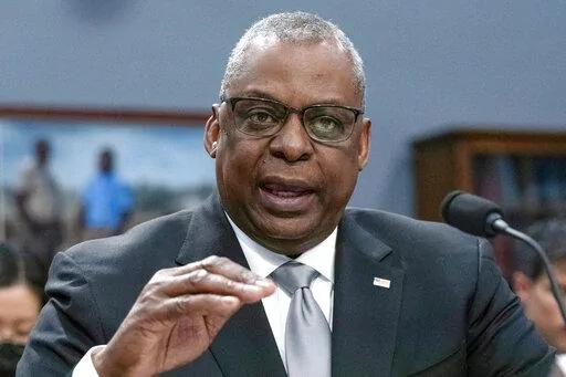 Secretary of Defense Lloyd Austin testifies before the House Committee on Appropriations Subcommittee on Defense on Capitol Hill in Washington, May 11, 2022. After rebuffing U.S. requests for months, Russian Minister of Defense Sergey Shoygu spoke with Austin on May 13. (AP Photo/Jose Luis Magana, File)