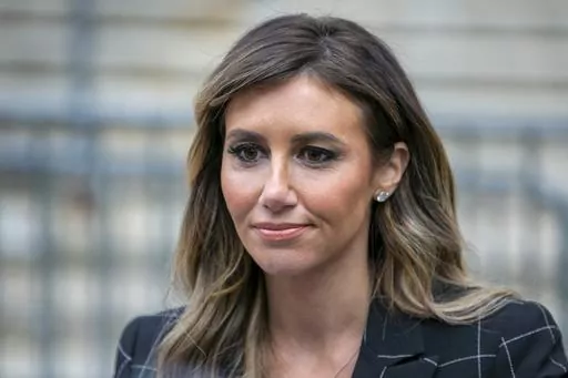 Donald Trump's lawyer, Alina Habba, speaks to the media outside a New York courthouse, Nov. 6, 2023. Habba, who has renewed her request for a mistrial in a New York defamation case against the former president, said Friday, Jan. 19, 2024, that E. Jean Carroll, who accused the former president of sexually abusing her in the 1990s, deleted emails. (AP Photo/Ted Shaffrey, File)