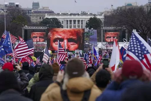 Trump supporters participate in a rally in Washington, Jan. 6, 2021, that some blame for fueling the attack on the U.S. Capitol. The fate of former President Donald Trump’s attempt to return to the White House is in the U.S. Supreme Court’s hands. On Thursday, the justices will hear arguments in Trump’s appeal of a Colorado Supreme Court ruling that he is not eligible to run again for president because he violated a provision in the 14th Amendment preventing those who “engaged in insurre