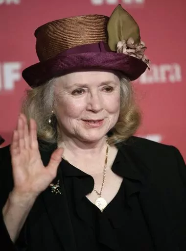 Actress Piper Laurie arrives at the Women in Film Crystal Lucy Awards, Friday June 12, 2009, in Los Angeles. Laurie, the strong-willed, Oscar-nominated actor who performed in acclaimed roles despite at one point abandoning acting altogether in search of a “more meaningful” life, died early Saturday, Oct. 14, 2023, at her home in Los Angeles. She was 91. (AP Photo/Matt Sayles, File)