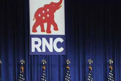 Republican National Convention, Aug. 24, 2020, in Charlotte, N.C. The Republican National Committee said Friday that it will hold its 2028 convention in Houston. Republicans have chosen Houston to host their 2028 national convention. (Travis Dove/The New York Times via AP, Pool, File)