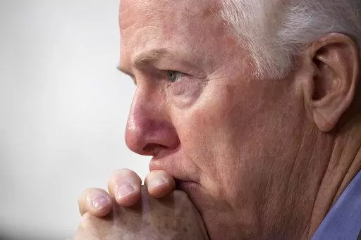 Sen. John Cornyn, R-Texas, listens to testimony during a Senate Intelligence Committee hearing on Capitol Hill in Washington, Wednesday, July 25, 2018. In the aftermath of the recent school shooting in Uvalde, Texas, his home state, Cornyn and a bipartisan group of senators including Sen. Chris Murphy, D-Conn., are holding private virtual meetings to try to strike a compromise over gun safety legislation. (AP Photo/J. Scott Applewhite, File)