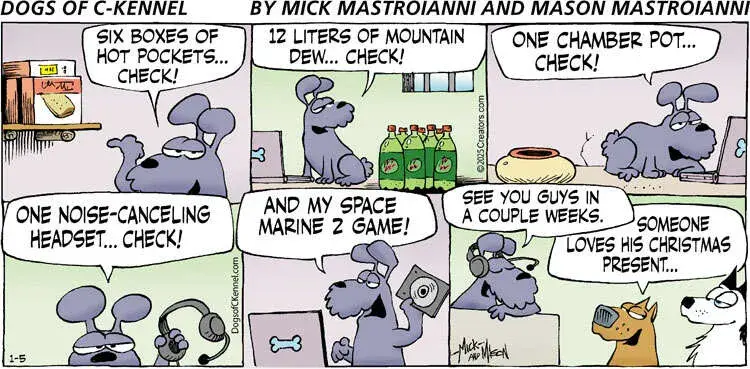 Dogs of C-Kennel for Jan 05, 2025