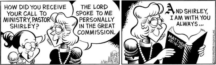 For Heaven's Sake for Jan 30, 2023