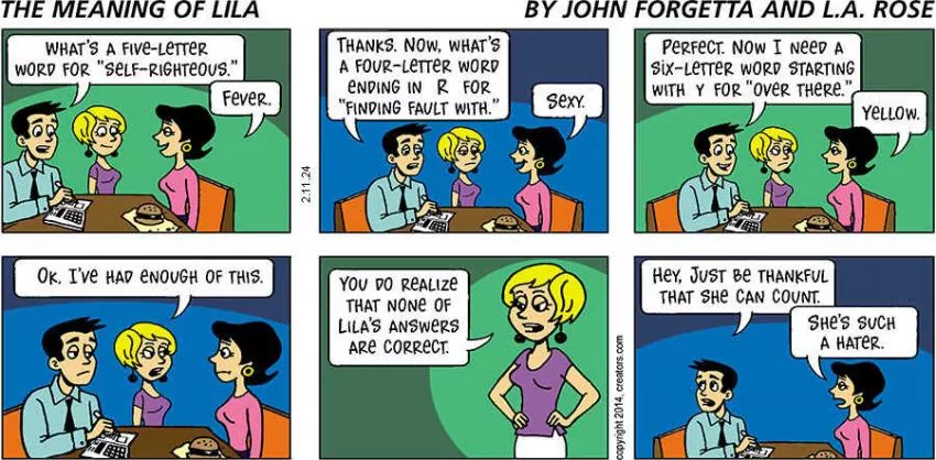 The Meaning of Lila for Feb 11, 2024