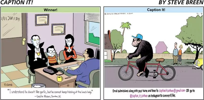 Caption It! for Jul 09, 2023