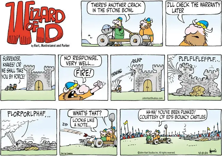 Wizard of Id for Dec 08, 2024