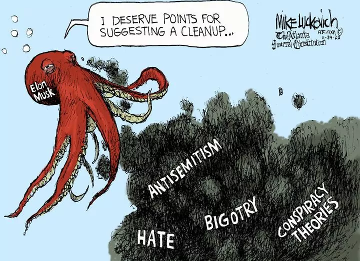 Mike Luckovich for Nov 29, 2023