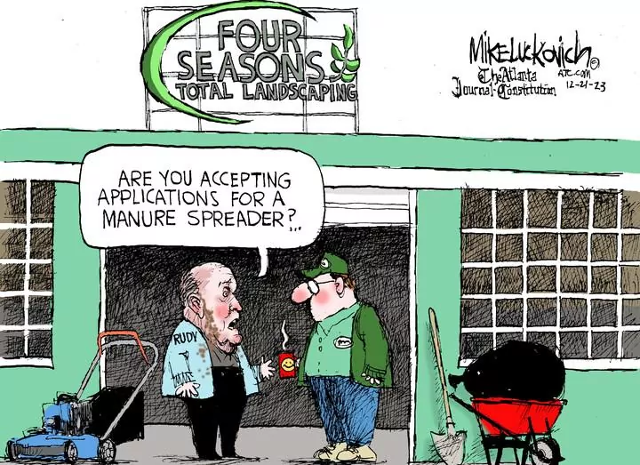 Mike Luckovich for Dec 21, 2023