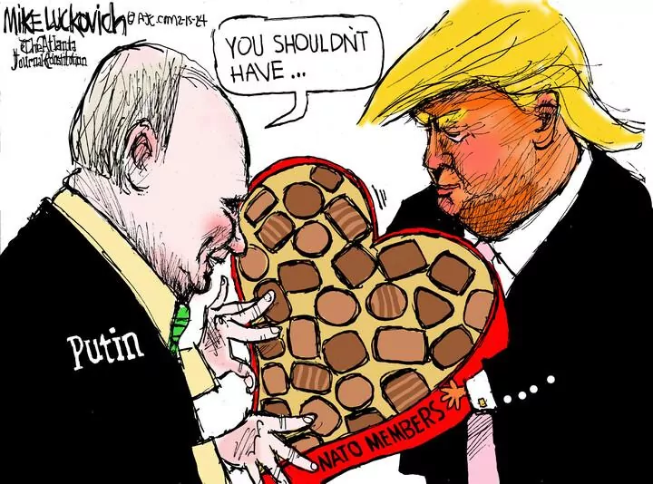 Mike Luckovich for Feb 15, 2024