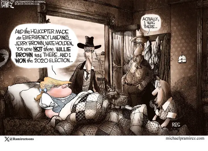 Michael Ramirez for Aug 19, 2024