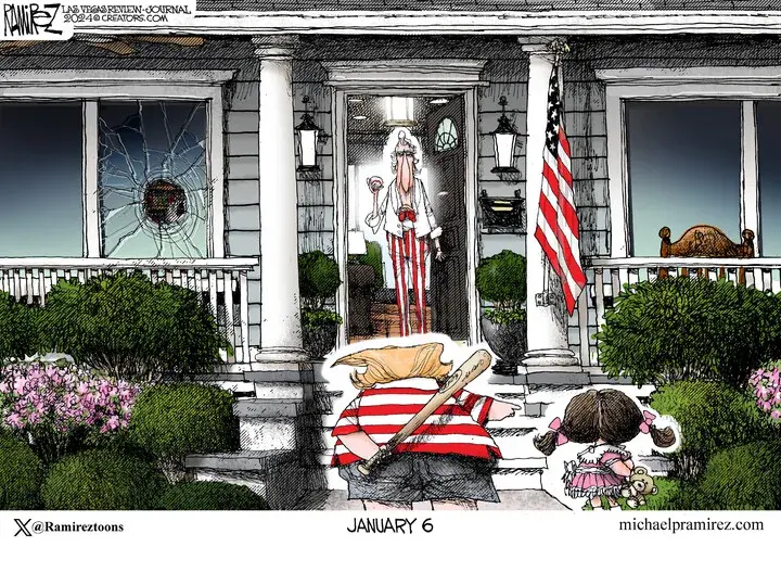 Michael Ramirez for Oct 14, 2024